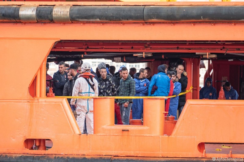 <span style='color:#780948'>ARCHIVED</span> -  A further 170 irregular Algerian immigrants in 13 boats reach the Murcian coastline