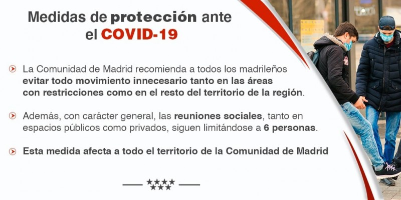 <span style='color:#780948'>ARCHIVED</span> - Madrid extends covid restrictions from Monday but national Government wants to see stricter measures