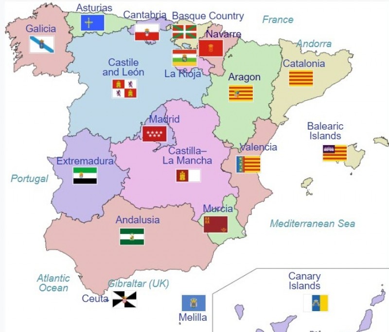 <span style='color:#780948'>ARCHIVED</span> - Regional border closures across most of Spain for the weekend of All Saints