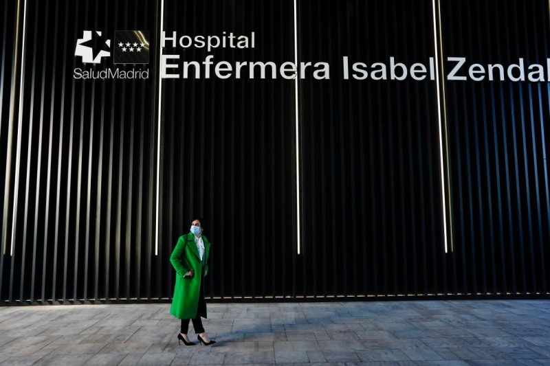 <span style='color:#780948'>ARCHIVED</span> - Opening of new pandemic hospital in Madrid met with protest not praise