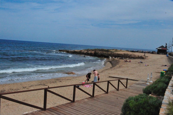 Cala Piteras, the southernmost beach of Torrevieja