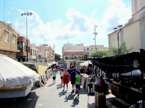 Weekly market in Guardamar del Segura  on Wednesday