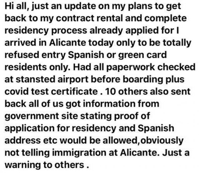 <span style='color:#780948'>ARCHIVED</span> - Spain extends ban on UK nationals entering by air and sea until 19th January