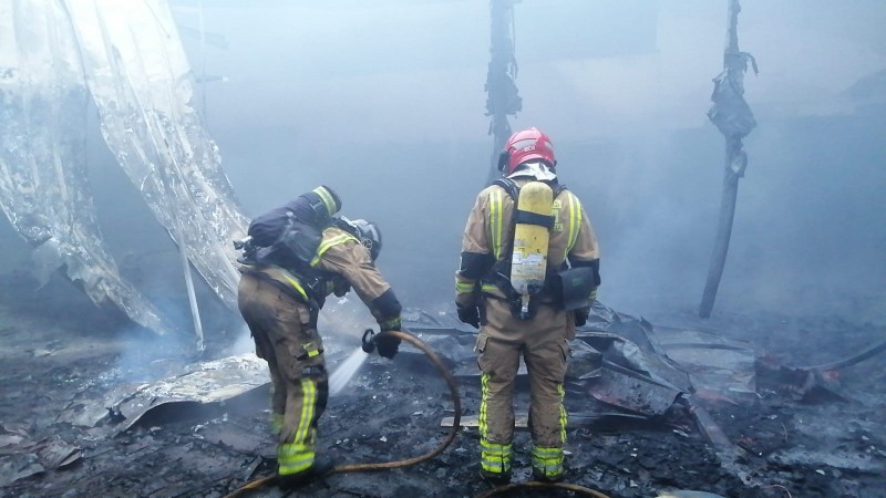 <span style='color:#780948'>ARCHIVED</span> - Fire at Garden Centre on Mazarrón-Totana road
