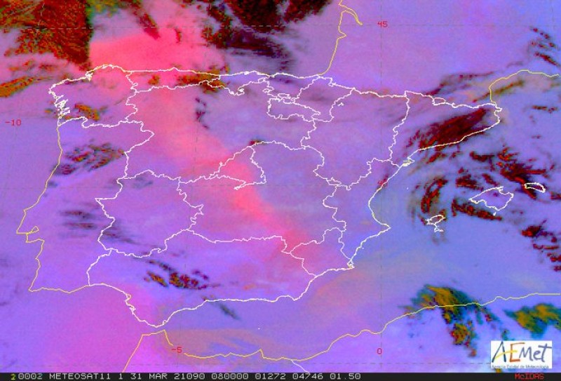 <span style='color:#780948'>ARCHIVED</span> - Saharan dust cloud set to stay for Easter in the Murcia region