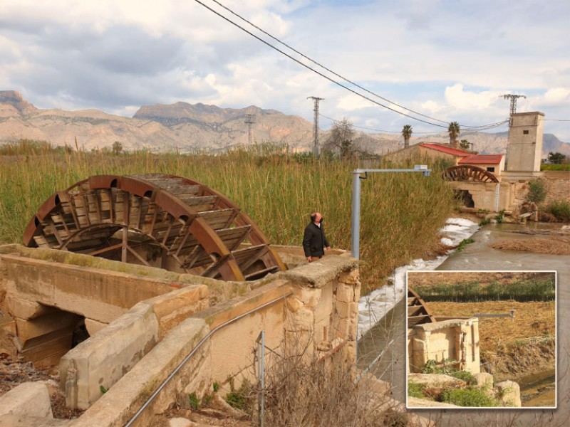 <span style='color:#780948'>ARCHIVED</span> - Orihuela seeks to protect the Noria de Pando water wheel by removing a water level meter