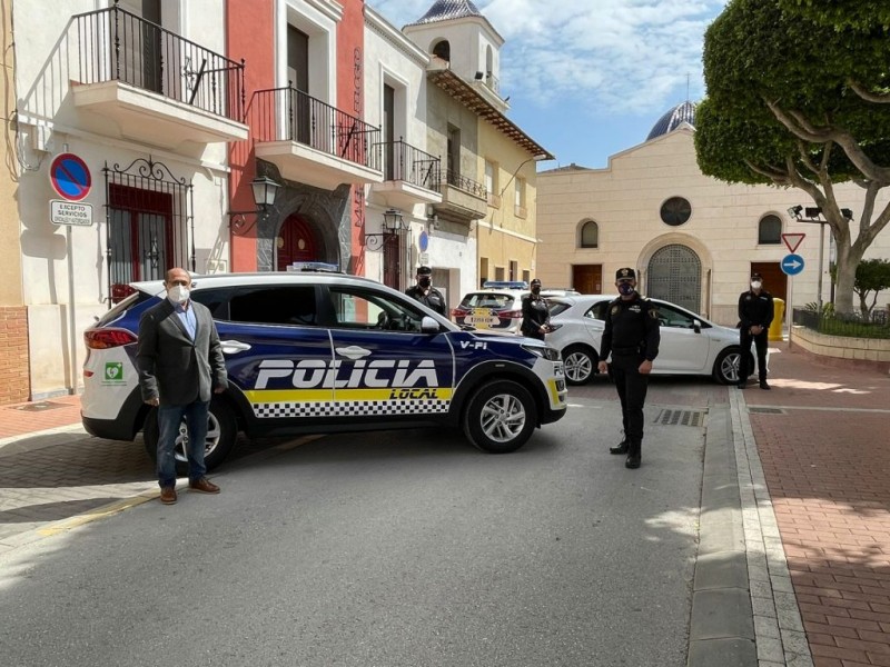 <span style='color:#780948'>ARCHIVED</span> - 3 new police cars added to the fleet in San Fulgencio