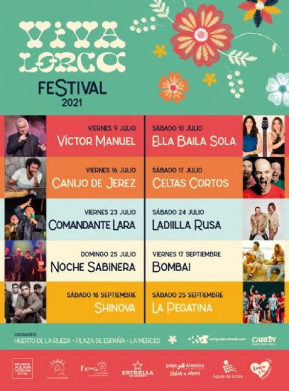 <span style='color:#780948'>ARCHIVED</span> - First edition of Viva Lorca music festival in Lorca July 9 to September 25