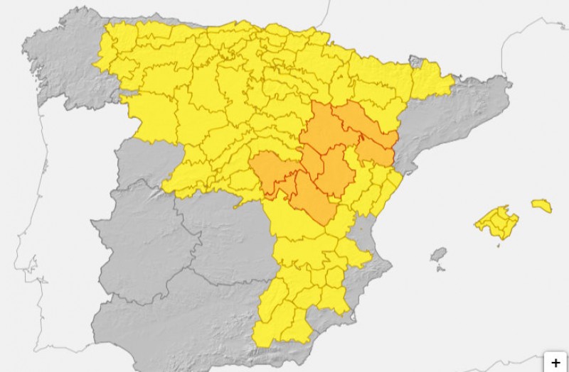 <span style='color:#780948'>ARCHIVED</span> - Much of Murcia on thunderstorm alert on Tuesday afternoon