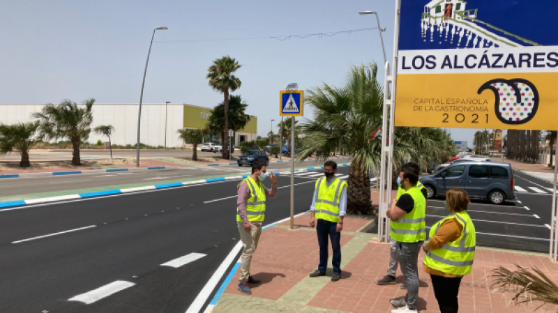 <span style='color:#780948'>ARCHIVED</span> - Road improvements to Avenida Libertad and Avenida Cartagena in Los Alcázares completed