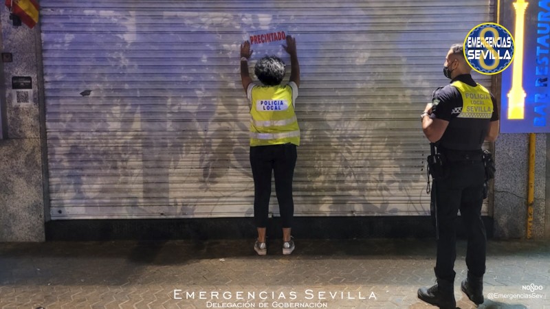 <span style='color:#780948'>ARCHIVED</span> - 200 people removed from bar and 110 from a nightclub in Seville