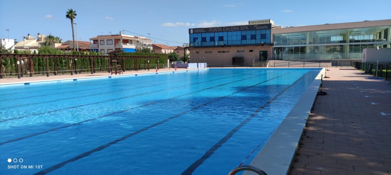 <span style='color:#780948'>ARCHIVED</span> - Swimming pool at Spa Punta Calera in Los Alcazares opens July 1