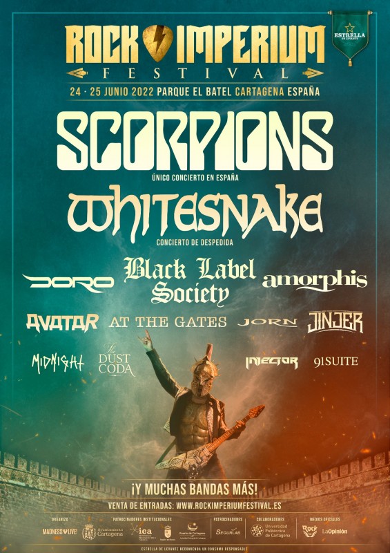 Whitesnake set to headline the Rock Imperium Festival 2022 in Cartagena
