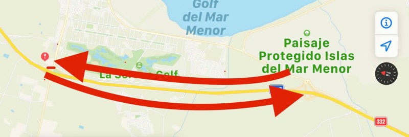 <span style='color:#780948'>ARCHIVED</span> - Road closure on A-7 exit near Los Alcázares until end of July