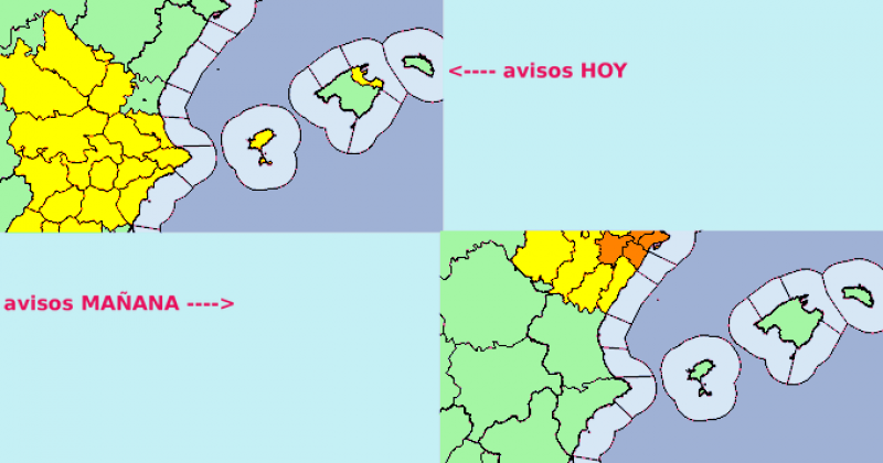 <span style='color:#780948'>ARCHIVED</span> - Yellow weather warning for high temperatures in Alicante July 30 and 31