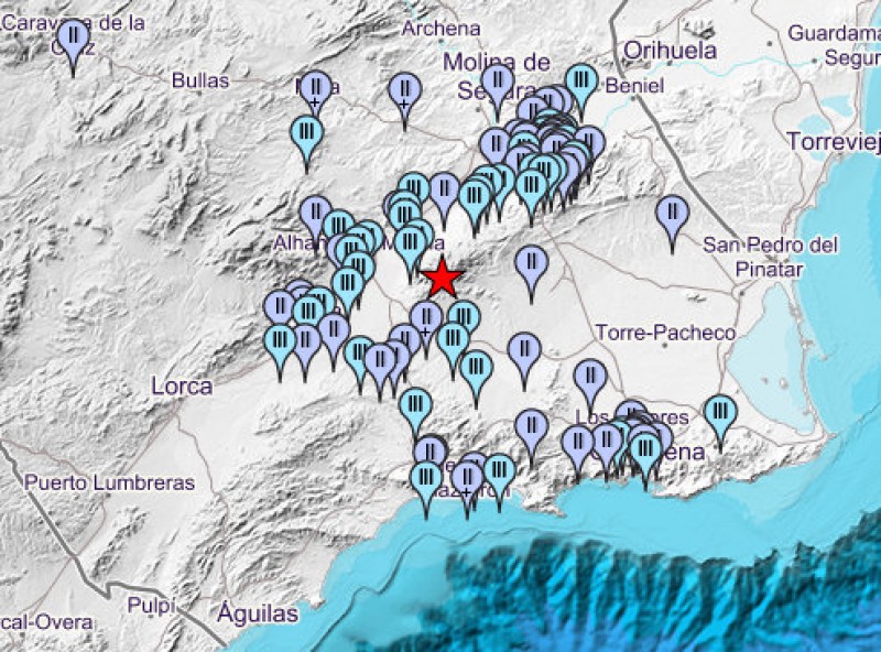 <span style='color:#780948'>ARCHIVED</span> - 3.2 magnitude earthquake in Librilla felt throughout the Region of Murcia