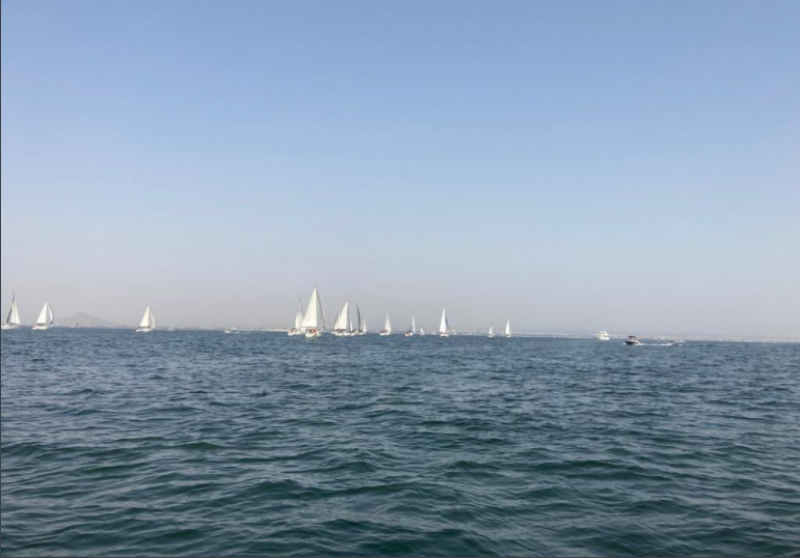Fifty boats sail the Mar Menor in campaign for independent legal status of the lagoon