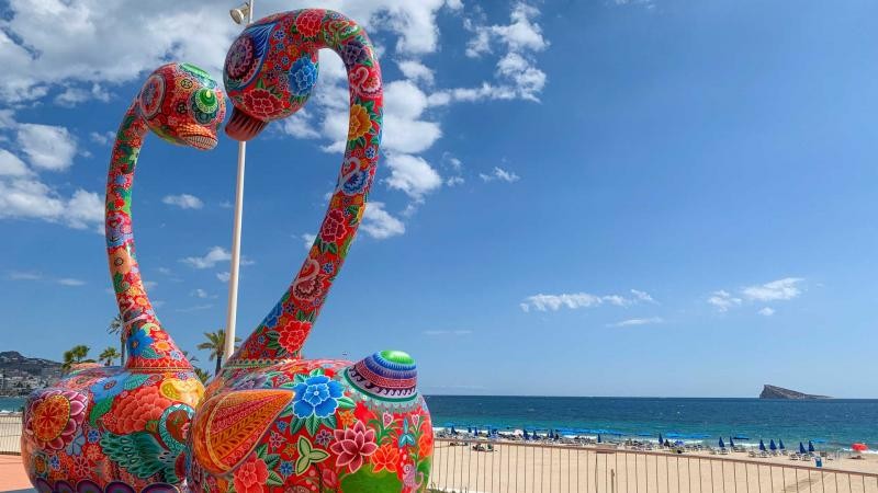 <span style='color:#780948'>ARCHIVED</span> - Open air exhibition of sculptures will remain in Benidorm until october 18