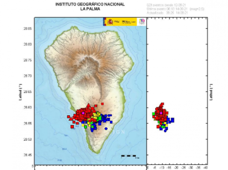 <span style='color:#780948'>ARCHIVED</span> - Earthquakes and possible volcanic eruption in La Palma