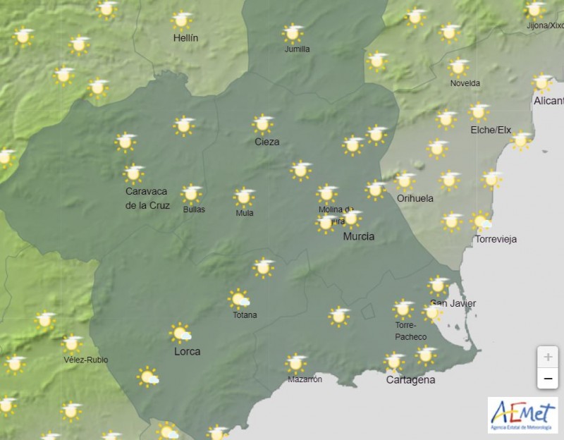 <span style='color:#780948'>ARCHIVED</span> - Little rain and higher-than-average temperatures forecast for autumn in Murcia region