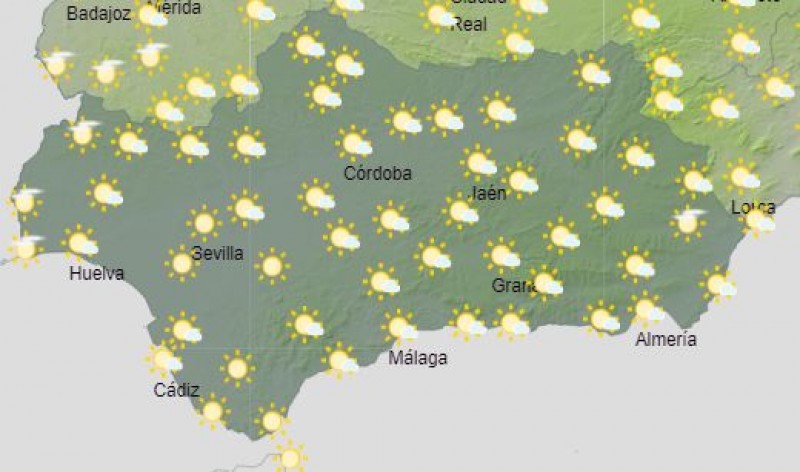 <span style='color:#780948'>ARCHIVED</span> - Sunny skies this weekend in Andalusia: weather forecast September 24, 25 and 26