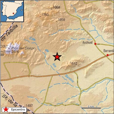 <span style='color:#780948'>ARCHIVED</span> - Caravaca de la Cruz registers two earthquakes in 24 hours