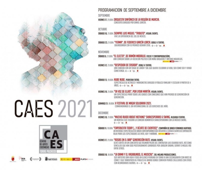 <span style='color:#780948'>ARCHIVED</span> - CAES culture centre in Torre Pacheco kicks off the autumn season
