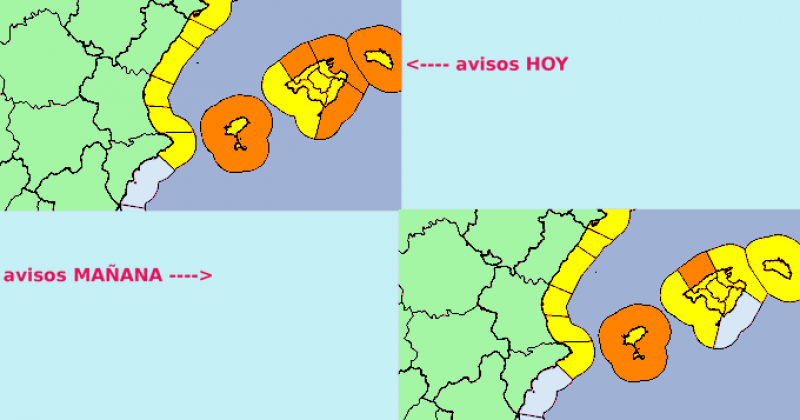 <span style='color:#780948'>ARCHIVED</span> - Alicante on yellow alert for rain and coastal phenomena: November 9