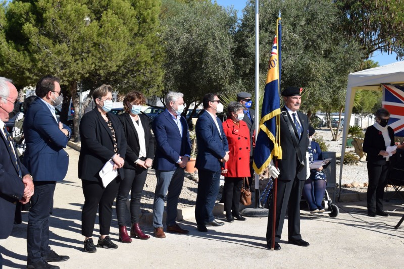 <span style='color:#780948'>ARCHIVED</span> - Moving Remembrance Day memorial in Camposol Garden of Memory