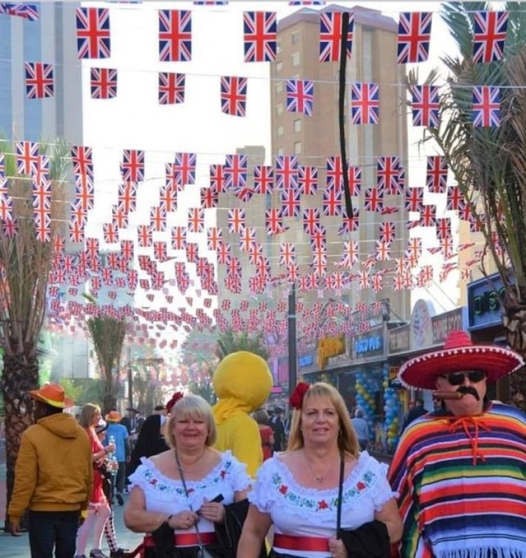 <span style='color:#780948'>ARCHIVED</span> - Thousands of Brits hit the streets of Benidorm for the annual Fancy Dress Party