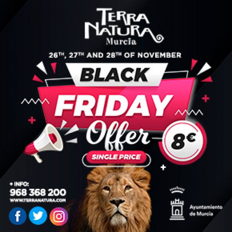 <span style='color:#780948'>ARCHIVED</span> - Special Black Friday offer at Terra Natura Murcia: November 26, 27 and 28