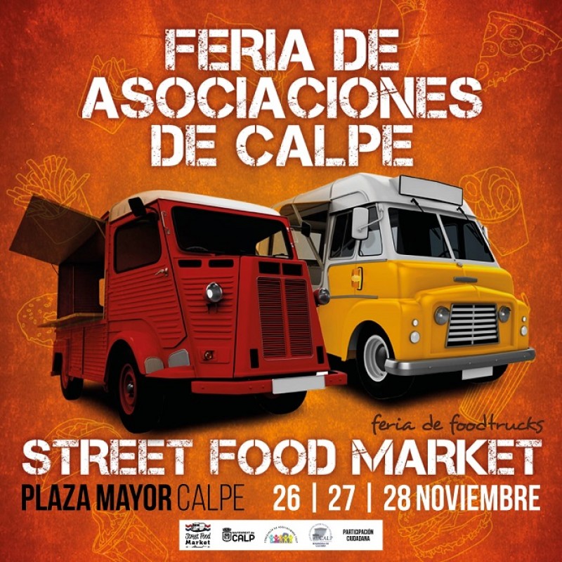 <span style='color:#780948'>ARCHIVED</span> - Calpe Associations Fair and Street Food Market: November 26 to 28