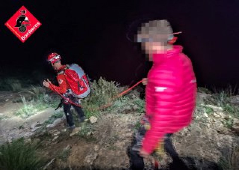 <span style='color:#780948'>ARCHIVED</span> - Injured Swiss hiker in Alicante mountain rescue