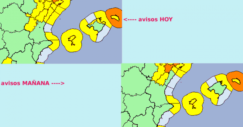 <span style='color:#780948'>ARCHIVED</span> - Yellow warning for wind and coastal phenomena in Alicante: December 2 to 4