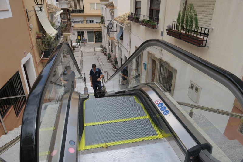 <span style='color:#780948'>ARCHIVED</span> - Calpe to invest one million euros in improving accessibility with outdoor escalators