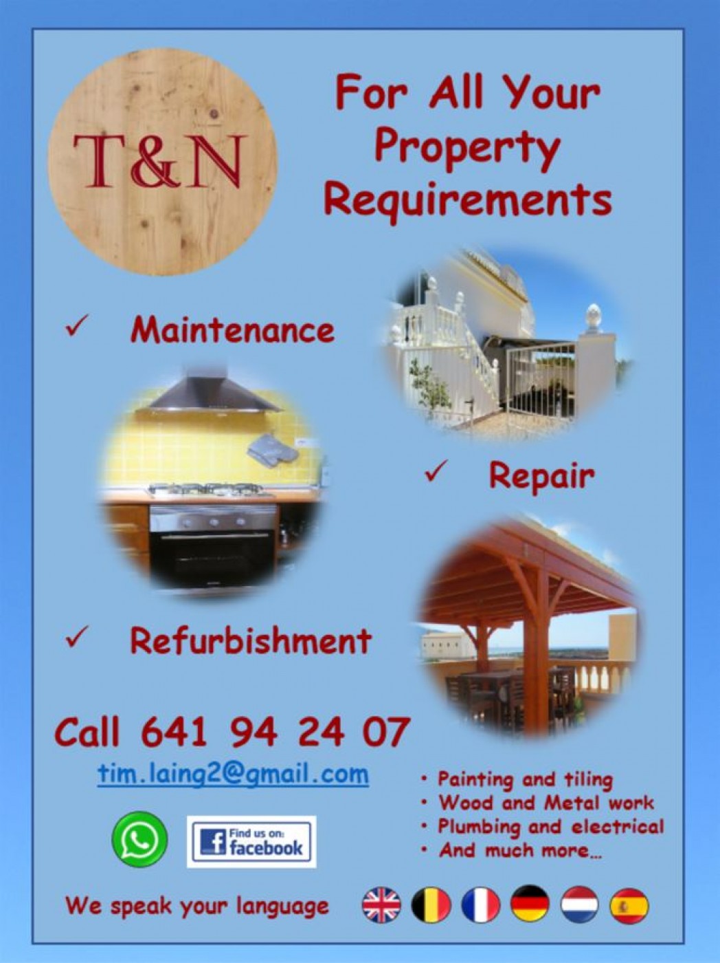 T&N Building and Property Maintenance in Murcia