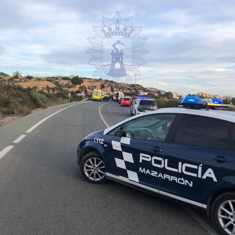 <span style='color:#780948'>ARCHIVED</span> - Two injured in Mazarron car crash on the N-332