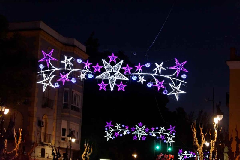 <span style='color:#780948'>ARCHIVED</span> - Murcia city Christmas lights still up in mid-January