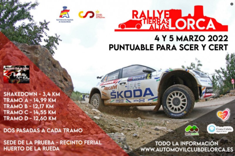 <span style='color:#780948'>ARCHIVED</span> - Tierras Altas de Lorca motor rally: March 4 and 5