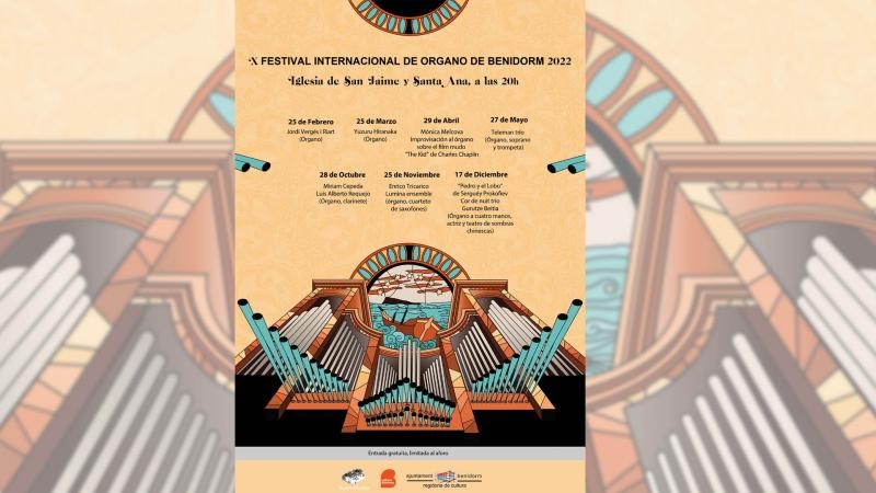Benidorm International Organ Festival marks 10th anniversary with concerts until Christmas