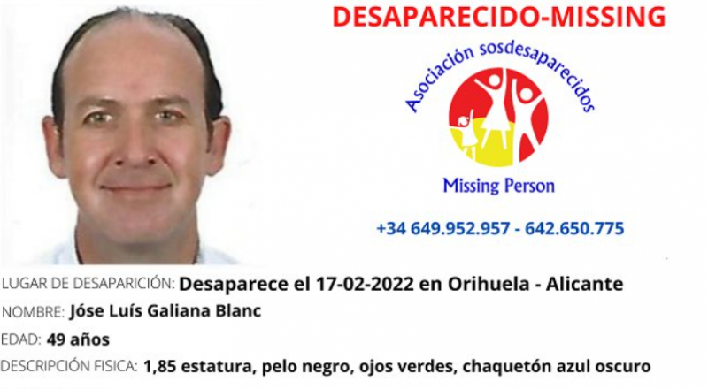 <span style='color:#780948'>ARCHIVED</span> - Car of missing Murcia tax advisor found off cliffs of Orihuela