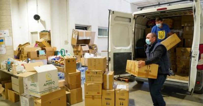 <span style='color:#780948'>ARCHIVED</span> - Crisis in Ukraine: Second shipment of critical supplies leaves Cartagena