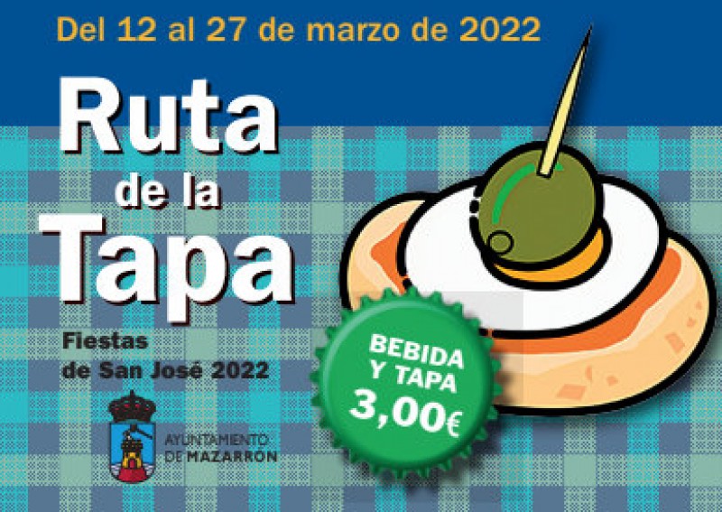 <span style='color:#780948'>ARCHIVED</span> - March 12 to 27 San José tapas route in Puerto de Mazarron