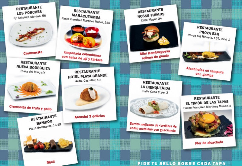 <span style='color:#780948'>ARCHIVED</span> - March 12 to 27 San José tapas route in Puerto de Mazarron