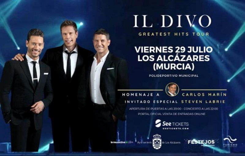 July 29 Il Divo Greatest Hits Tour in Los Alcazares