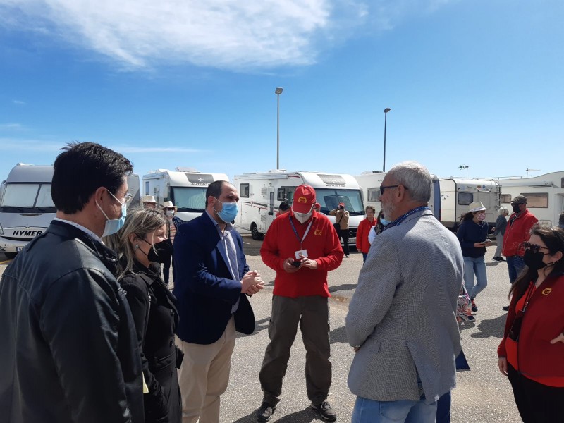 <span style='color:#780948'>ARCHIVED</span> - Los Alcazares opens the first ever free caravan rest area on the Murcia coast