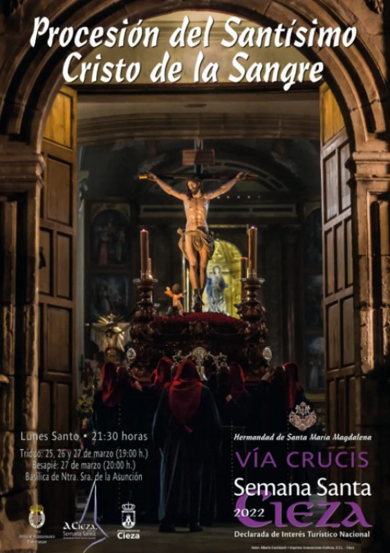 <span style='color:#780948'>ARCHIVED</span> - April 8 to 17 Semana Santa in Cieza 2022, an event of National Tourist Interest