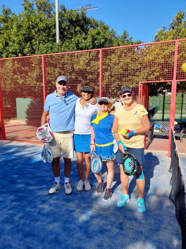 <span style='color:#780948'>ARCHIVED</span> - Expat padel tennis fundraiser in Mar de Cristal collects over 3,000 euros for Ukraine