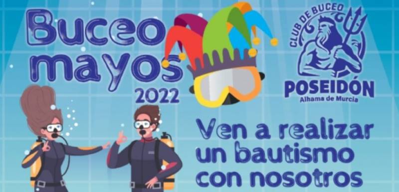 May 15: Scuba diving introductory course in Alhama de Murcia