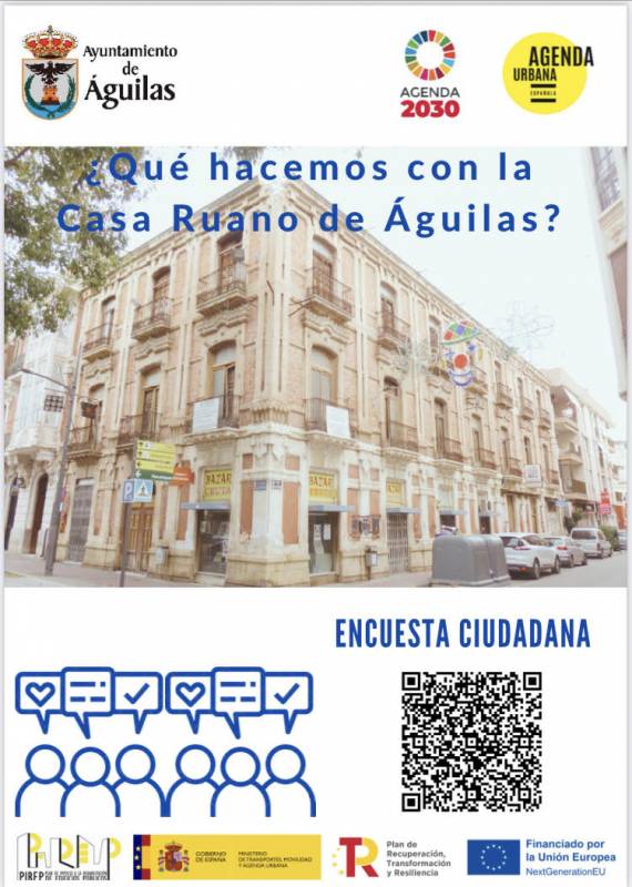 <span style='color:#780948'>ARCHIVED</span> - Direct democracy in Aguilas: have your say on what happens to the Casa Ruano